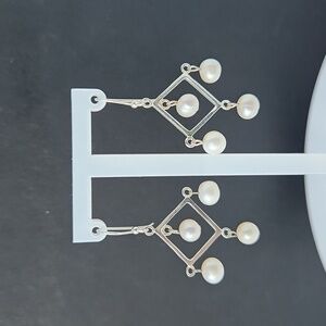 Earrings S925 Fresh water pearls